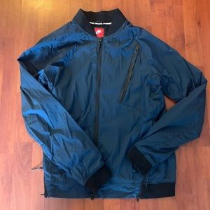 Nike Tech Hypermesh Varsity Jacket Blue Men's M